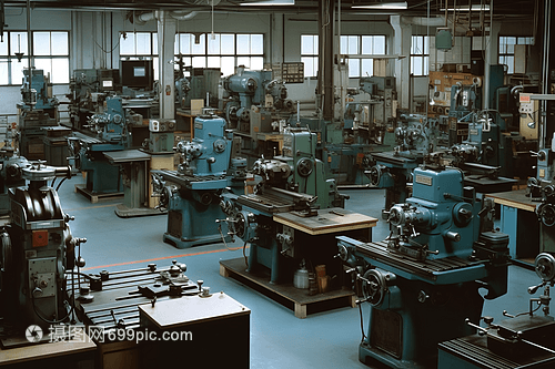 機械車間的大型設(shè)備圖片